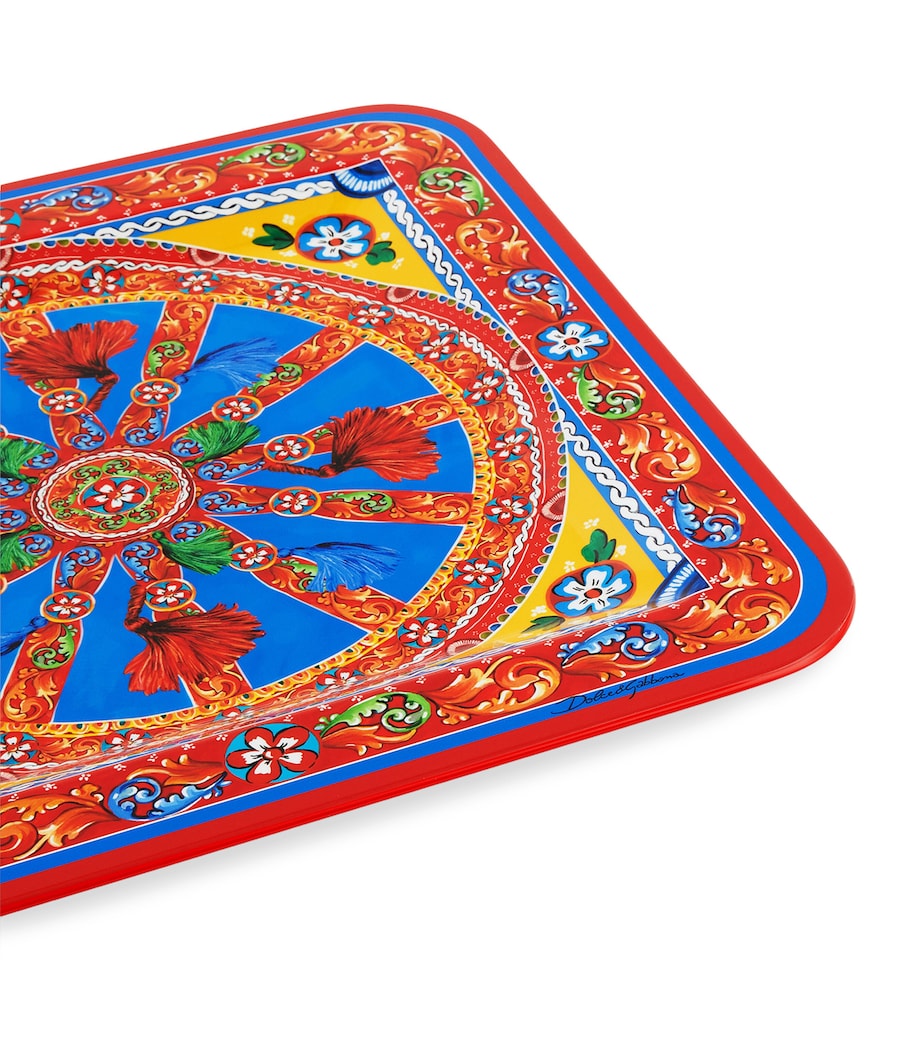 Wooden Carretto Tray UC072 MULTICOLOR CAR