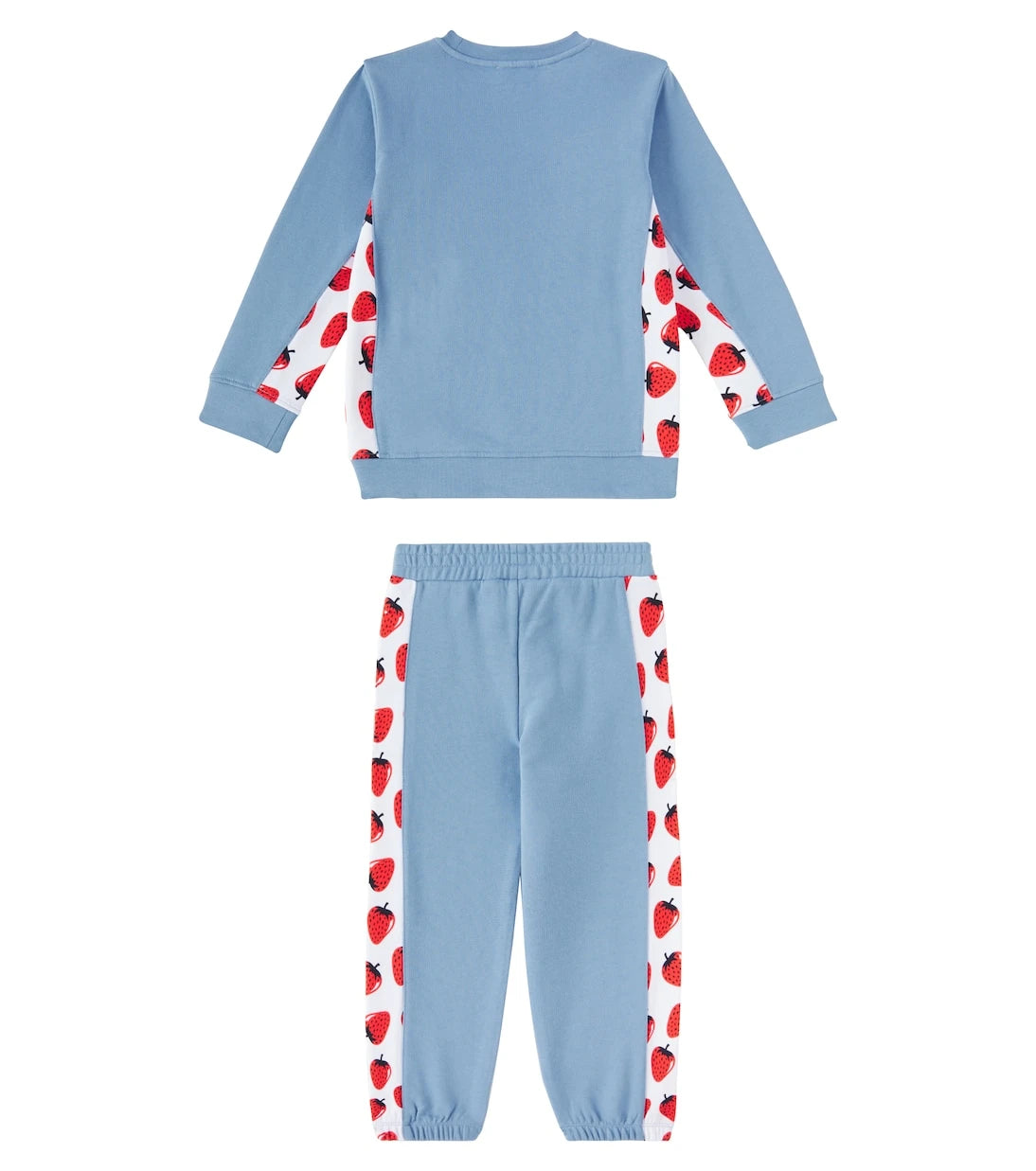 Stella McCartney Kids - طقم سويتشيرت وبنطال رياضي بطبعة