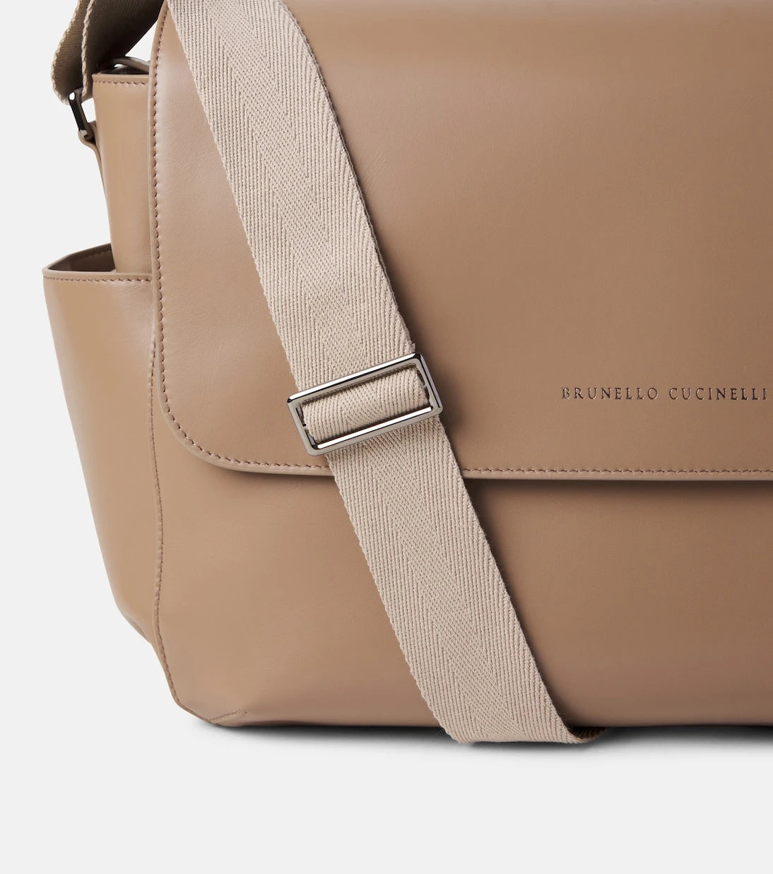 Brunello Cucinelli Kids - Baby leather changing bag