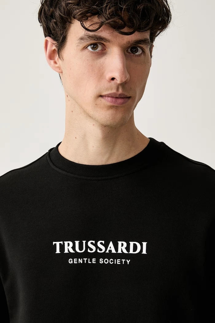 Trussardi erkek pamuklu sweatshirt