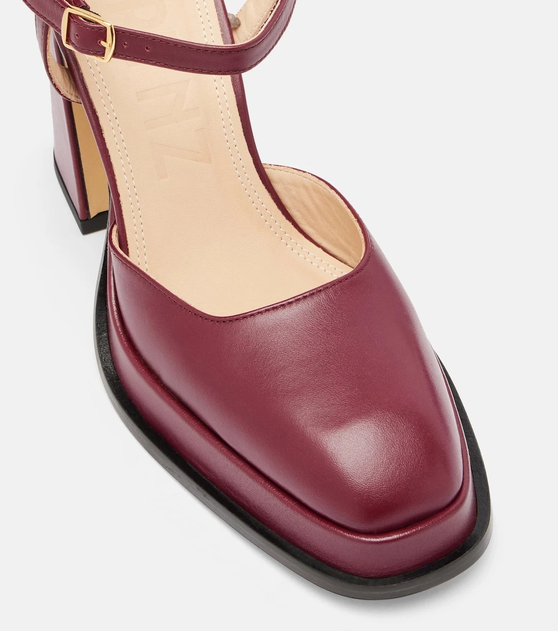 Souliers Martinez - Malasana 95 leather slingback pumps