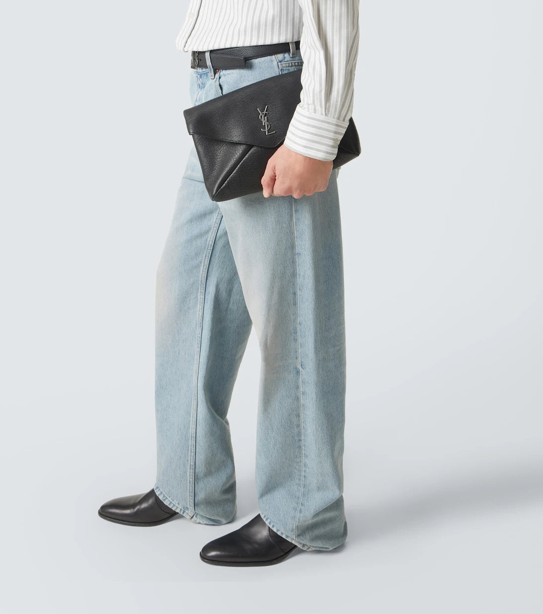 Saint Laurent - Cassandre Large Envelope leather pouch