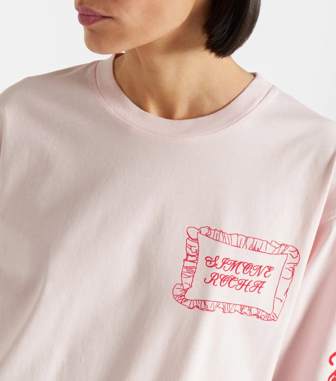 Simone Rocha - Pillowcase printed cotton jersey T-shirt