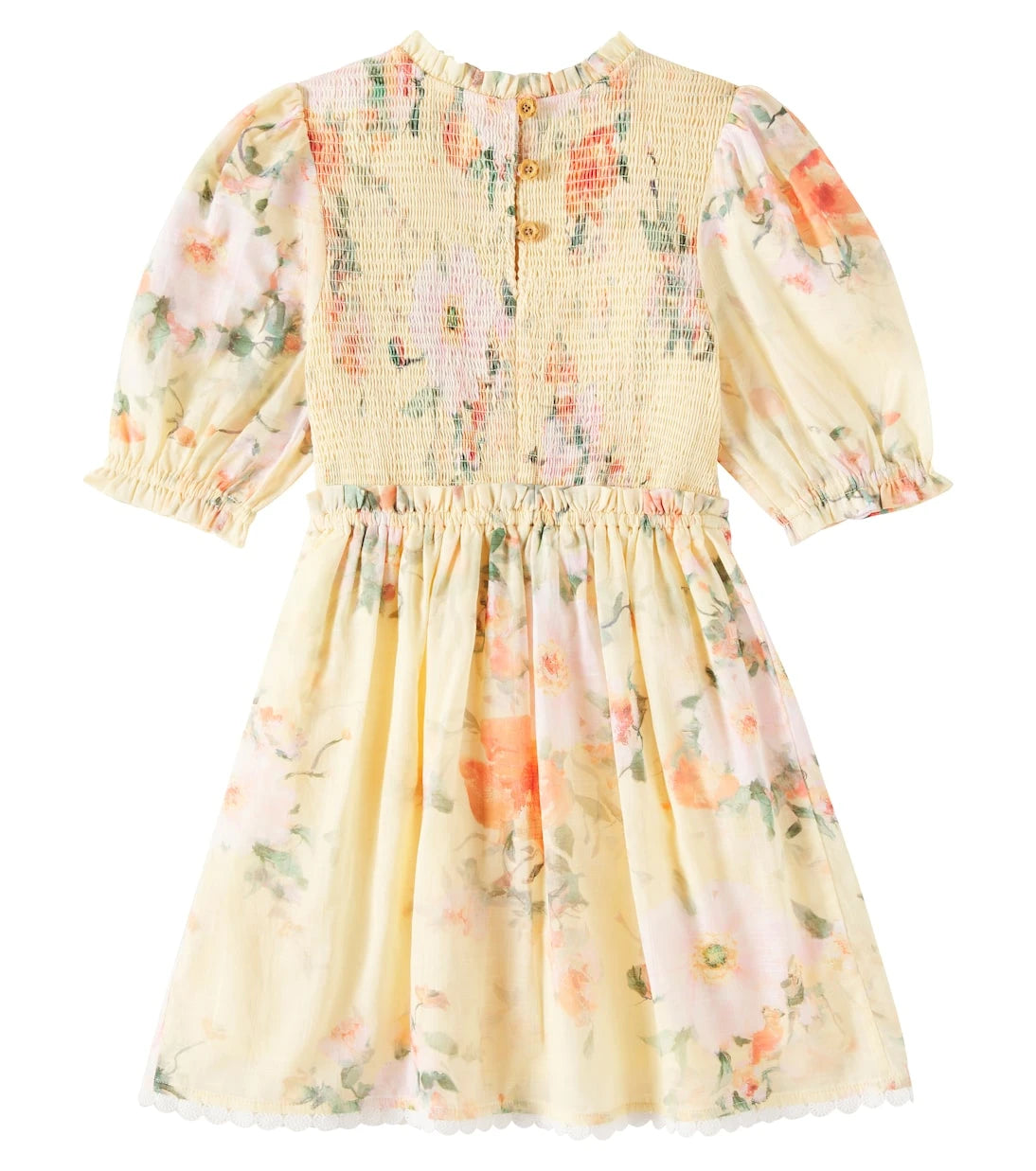 Zimmermann Kids - Everley Shirred Bodice cotton dress
