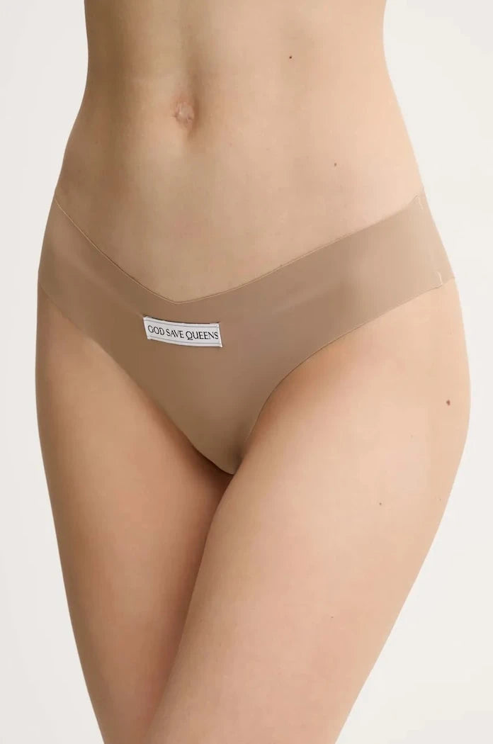 GOD SAVE QUEENS бразилиyen tipi kadın SECOND SKIN PANTY CHEEKY