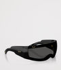 Ray-Ban Black Nylon Ultra Wrap 001 Next Generation Sunglasses