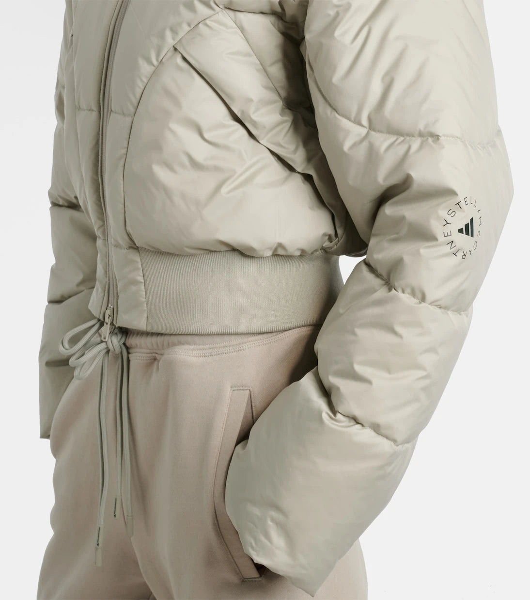 Adidas by Stella McCartney - Quilted cropped puffer jacket