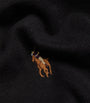 Polo Ralph Lauren Black Cotton Quarter-Zip Sweater