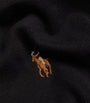 Polo Ralph Lauren Black Cotton Quarter-Zip Sweater