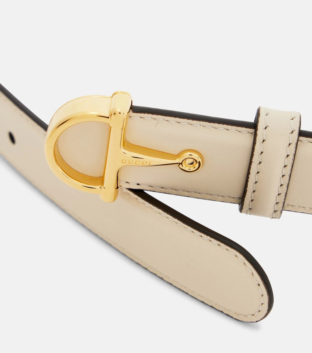 Gucci - Horsebit leather belt