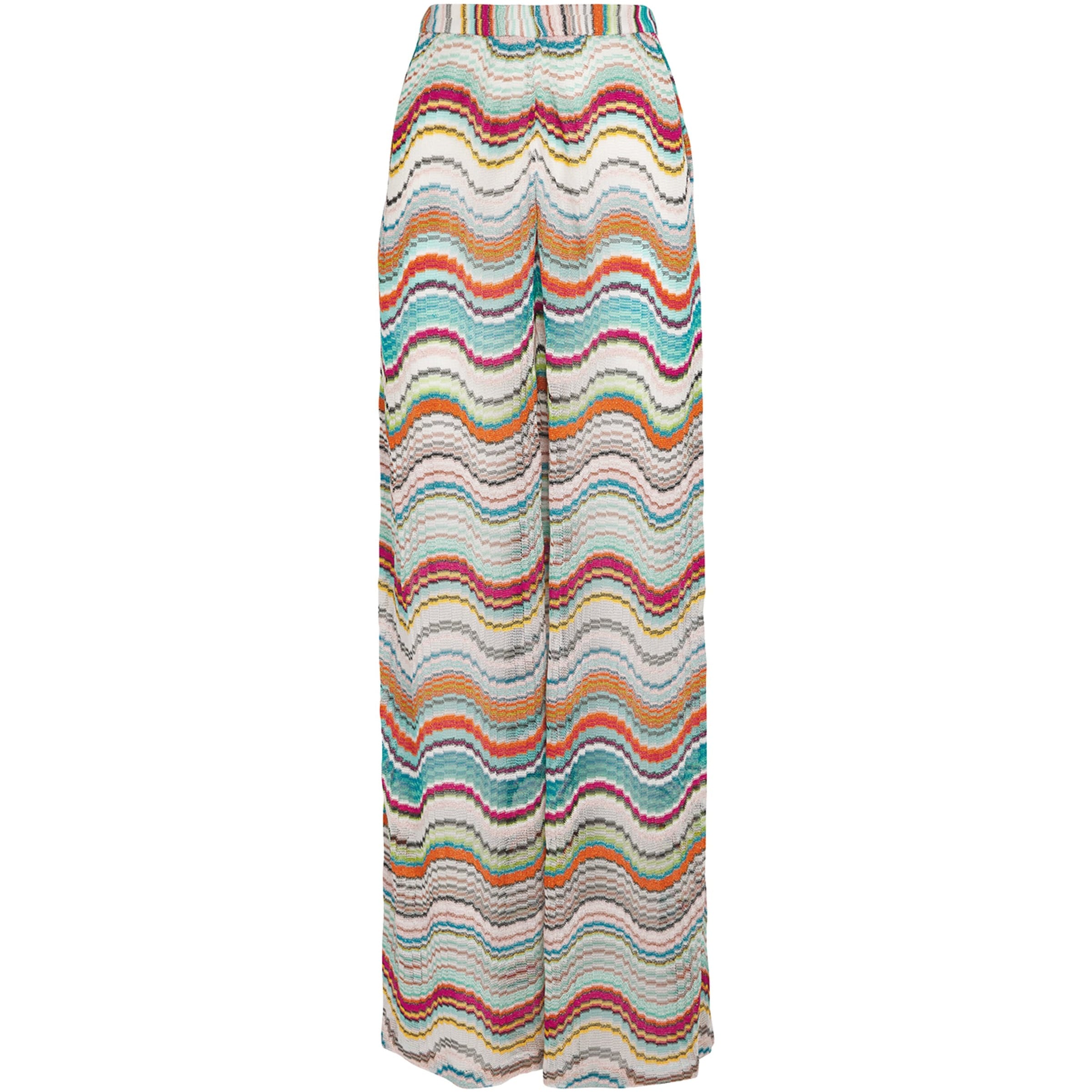 Multi Side-Split Wide-Leg Trousers