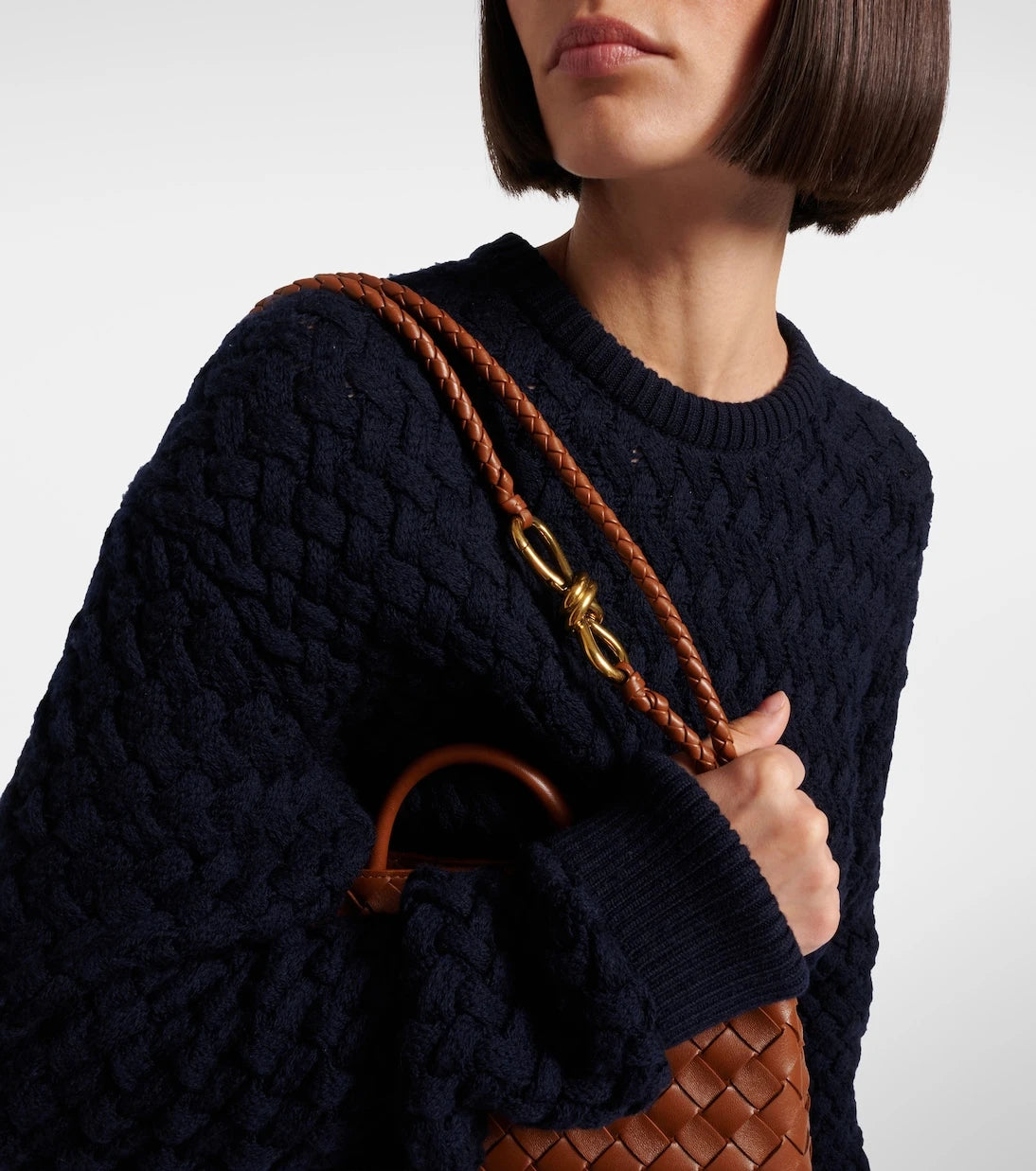 Bottega Veneta - Andiamo Small leather top-handle bag