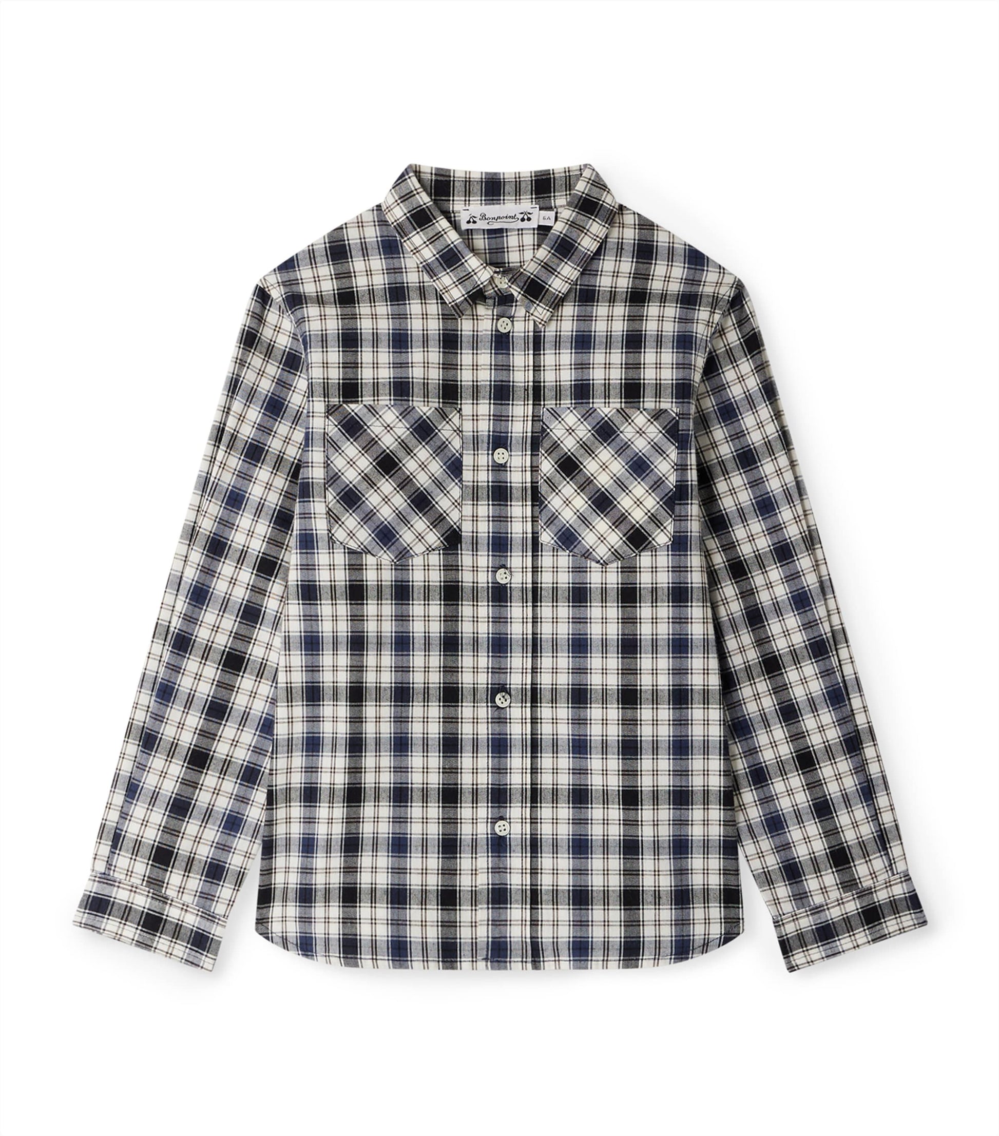 Organic Cotton Altman Check Shirt (4-8 Years)
