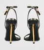 TOM FORD Gold Leather Padlock Sandals 105