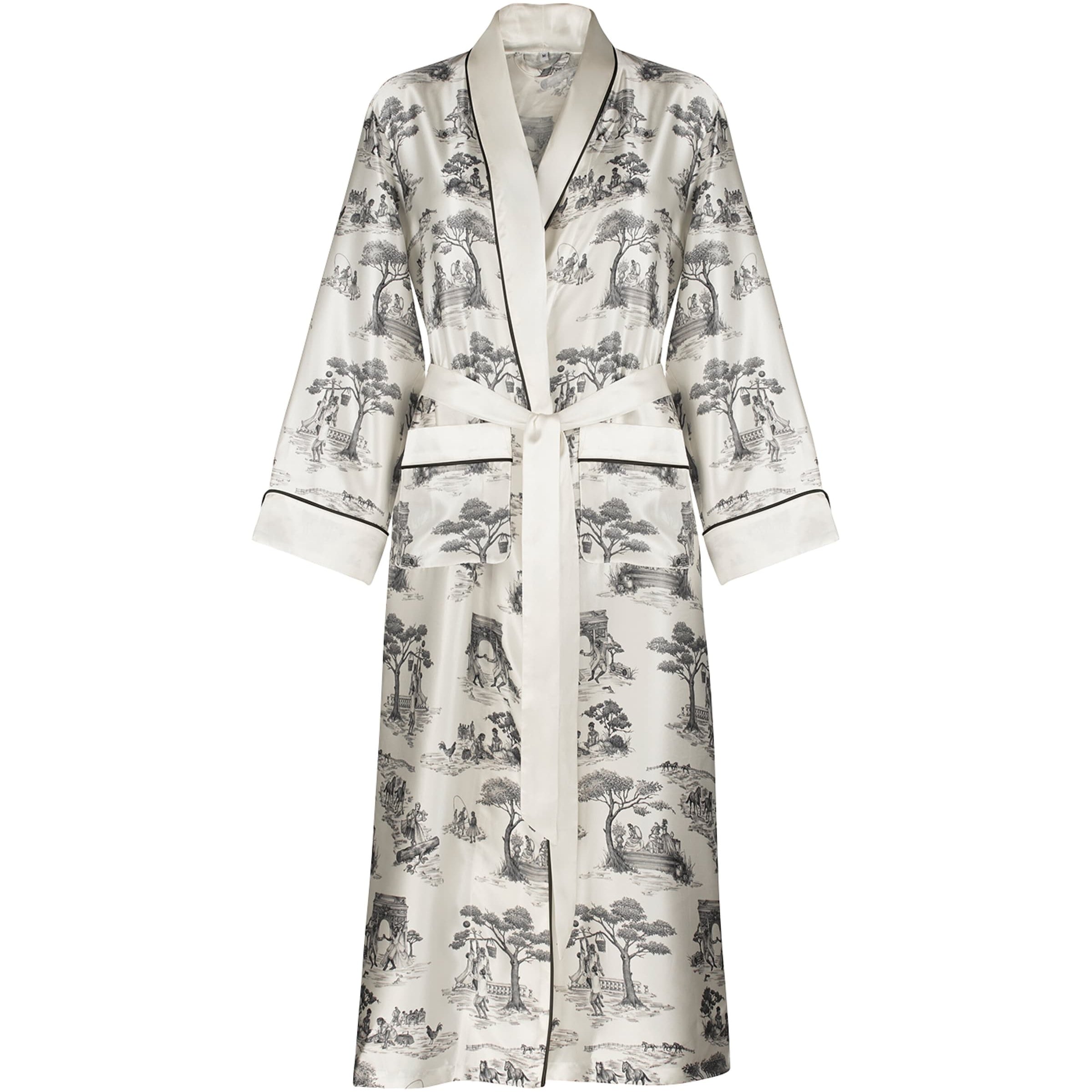 Gingerlily x Sheila Bridges Harlem Toile Print Robe (Medium)