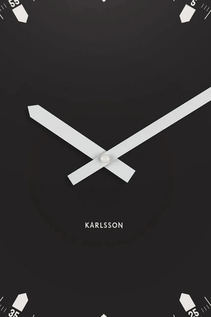 Karlsson Sucinto Dome Square Duvar Saati 35 x 35 x 4,5 cm