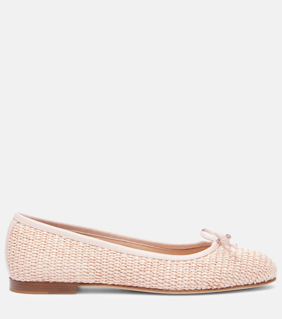 Manolo Blahnik - Veralli raffia ballet flats