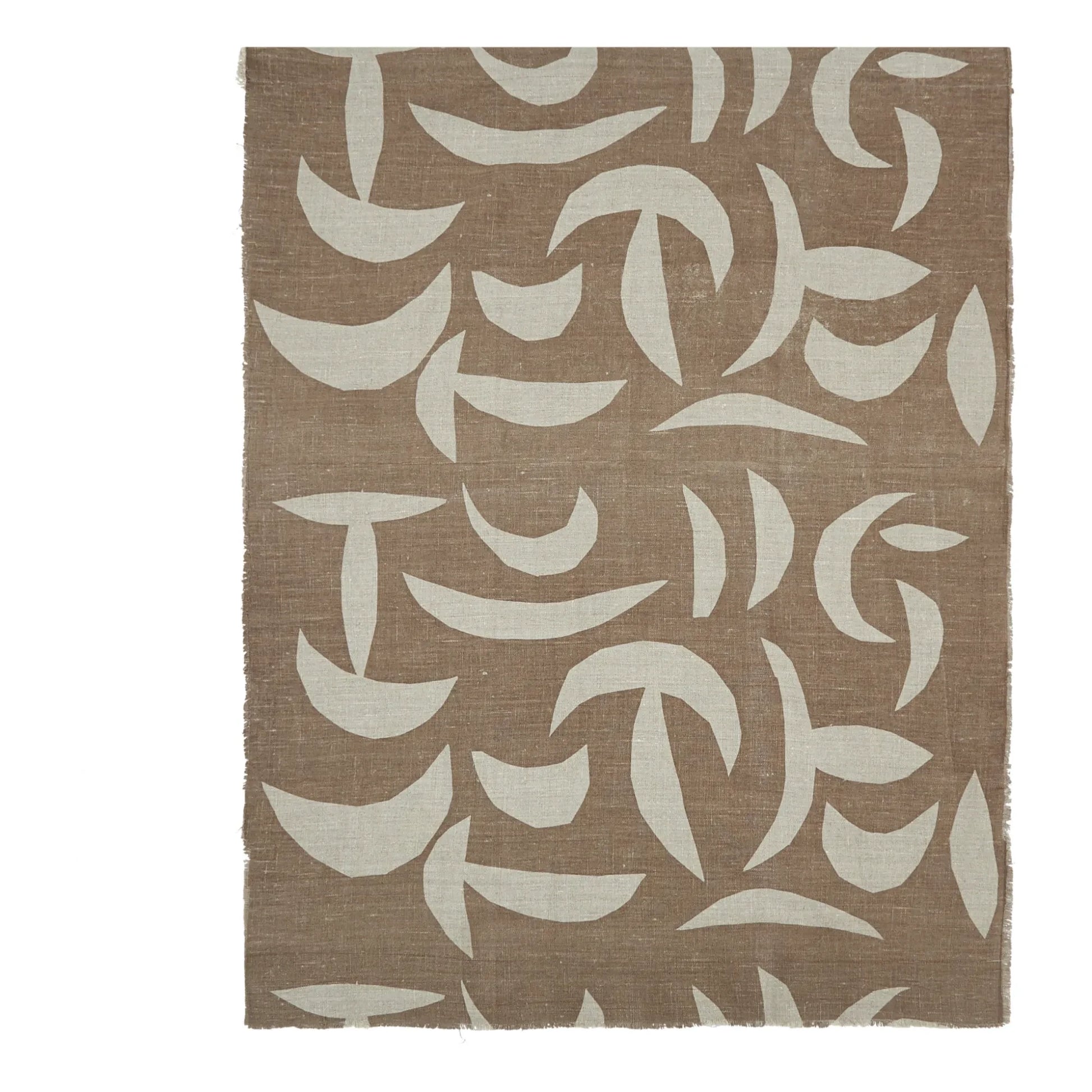 Aeand - Carob Linen Wall Hanging | Chocolate