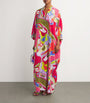Multi Silk Orchidee Kaftan