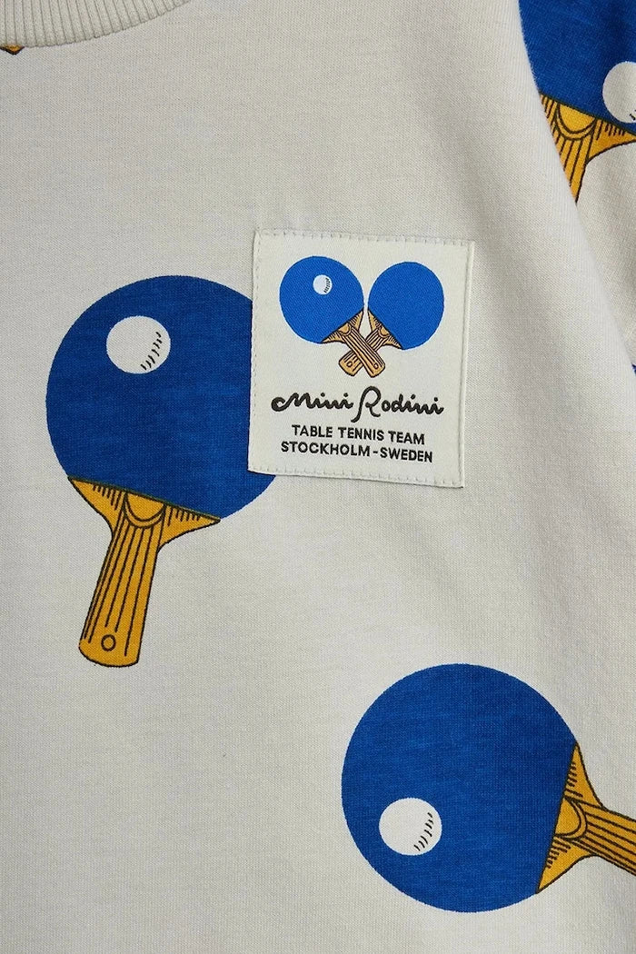 Mini Rodini тениска за деца от памук Table tennis