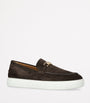 Suede Medusa Loafers