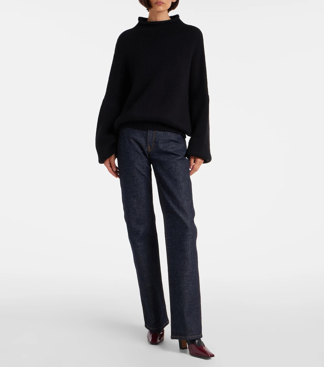 Khaite - Danielle high-rise straight jeans
