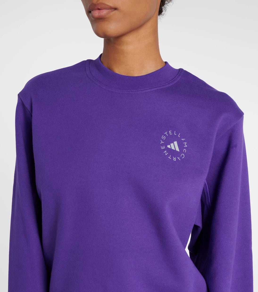 Adidas by Stella McCartney - Cotton fleece sweatshirt