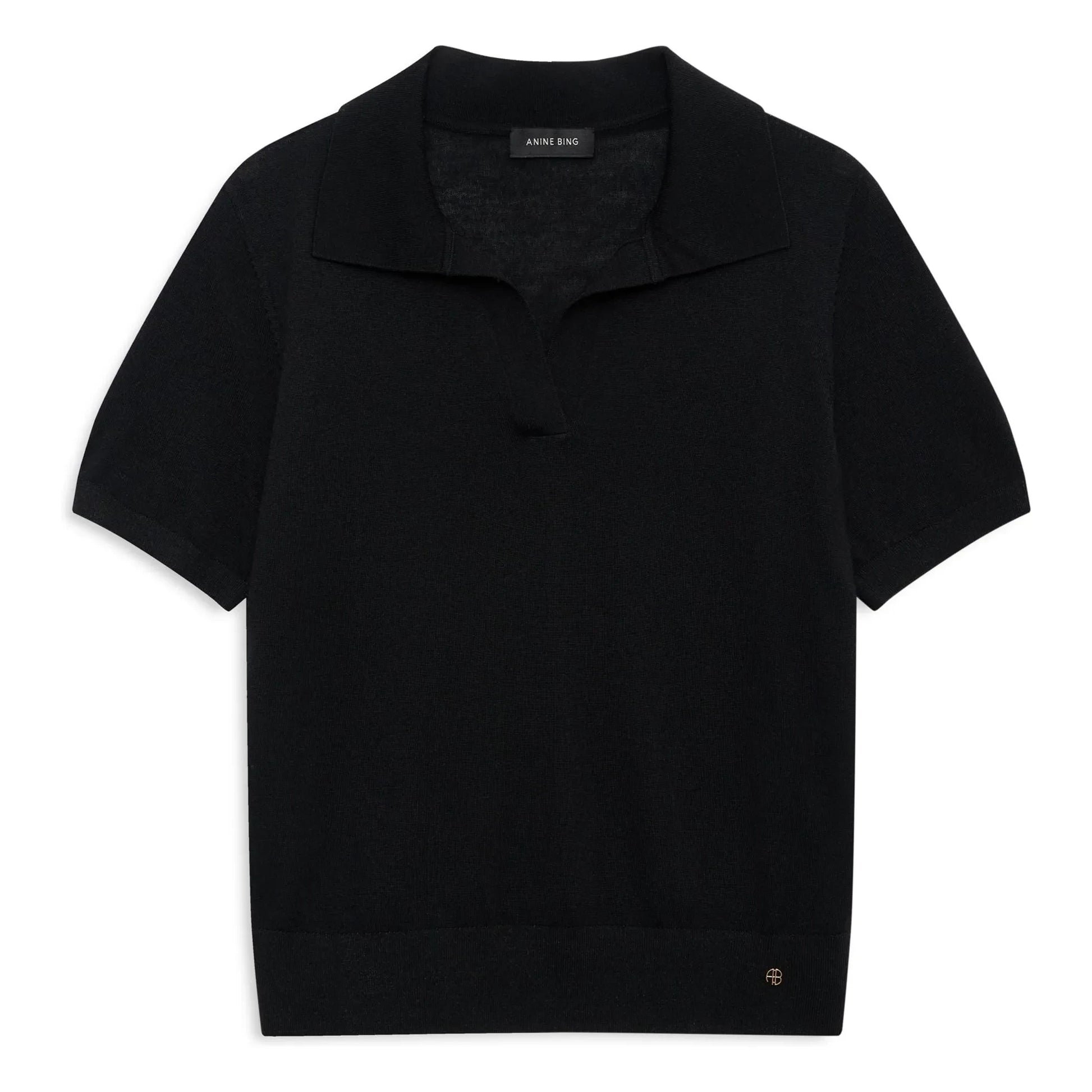 Anine Bing - Polo Moni | Black
