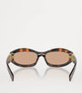 Brown Acetate Cat Eye MU14ZS Sunglasses