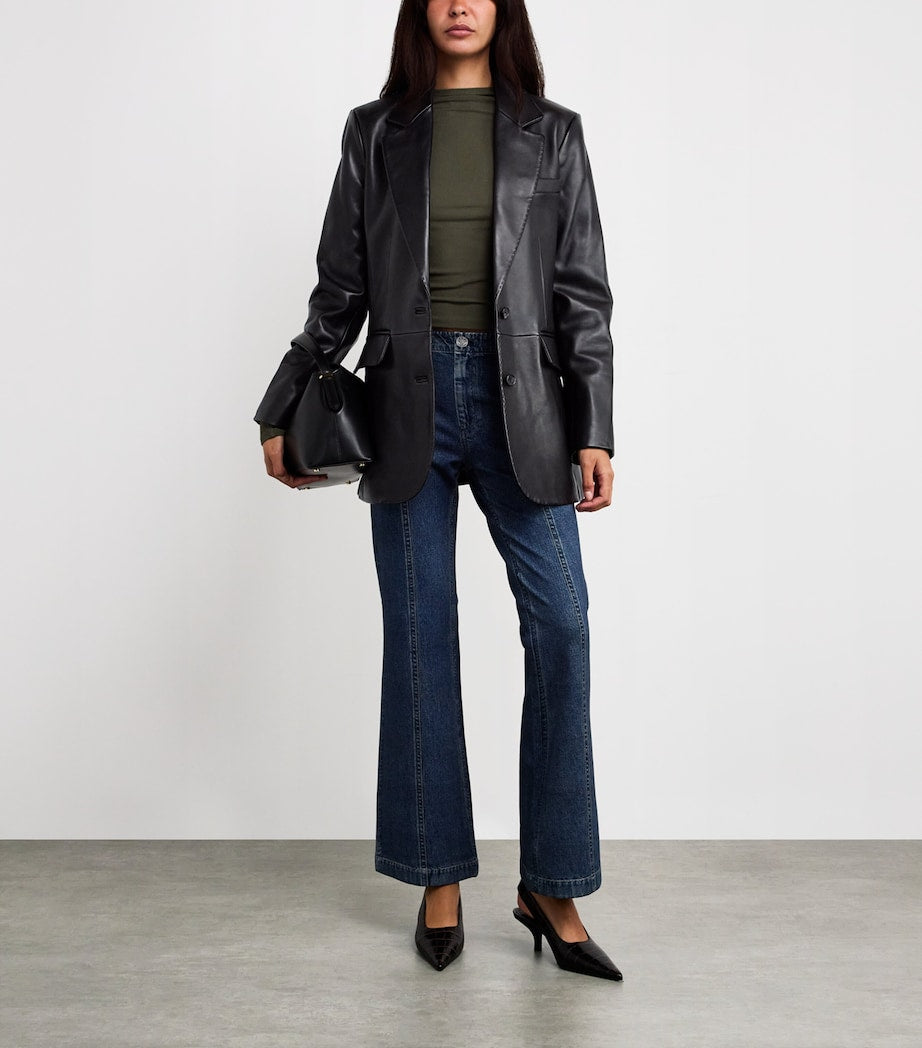 Black Ash Leather Jacket