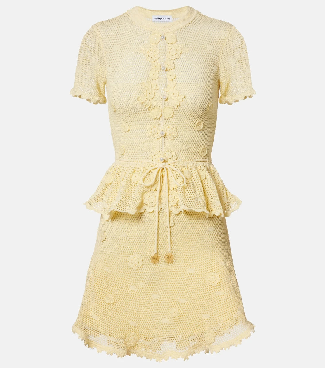 Self-Portrait - Embellished minidress