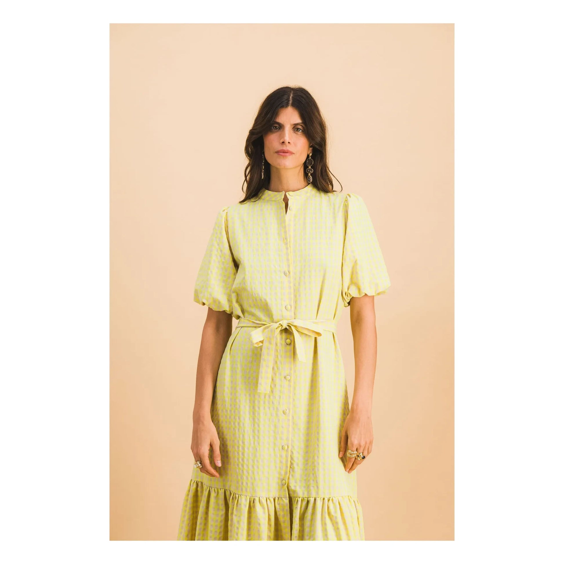 Elise Chalmin - Clémence Cotton dress | Green