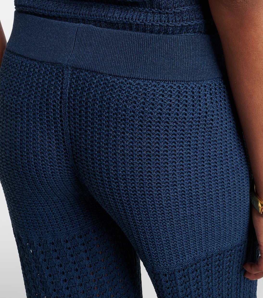 Eres - Emblème open-knit straight pants