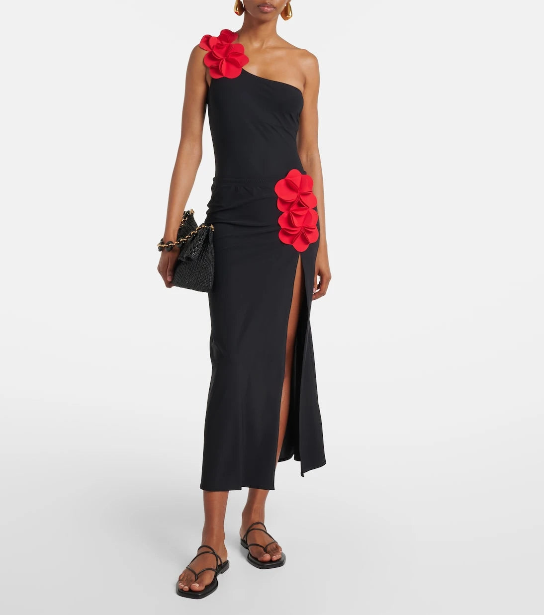 Karla Colletto - Floral-appliqué beach cover-up