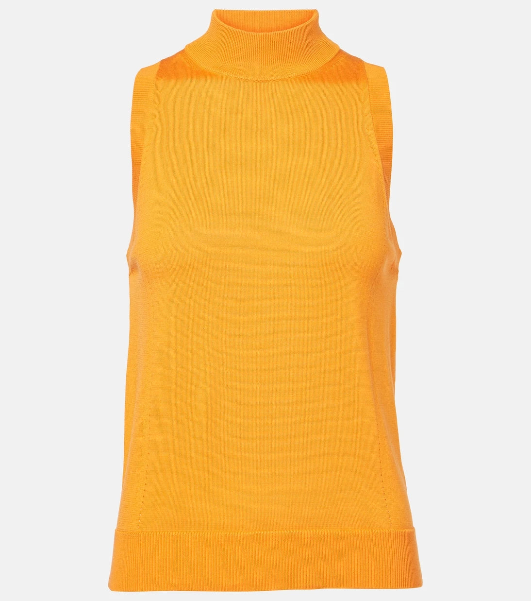 Carolina Herrera - Knitted silk and cotton turtleneck top