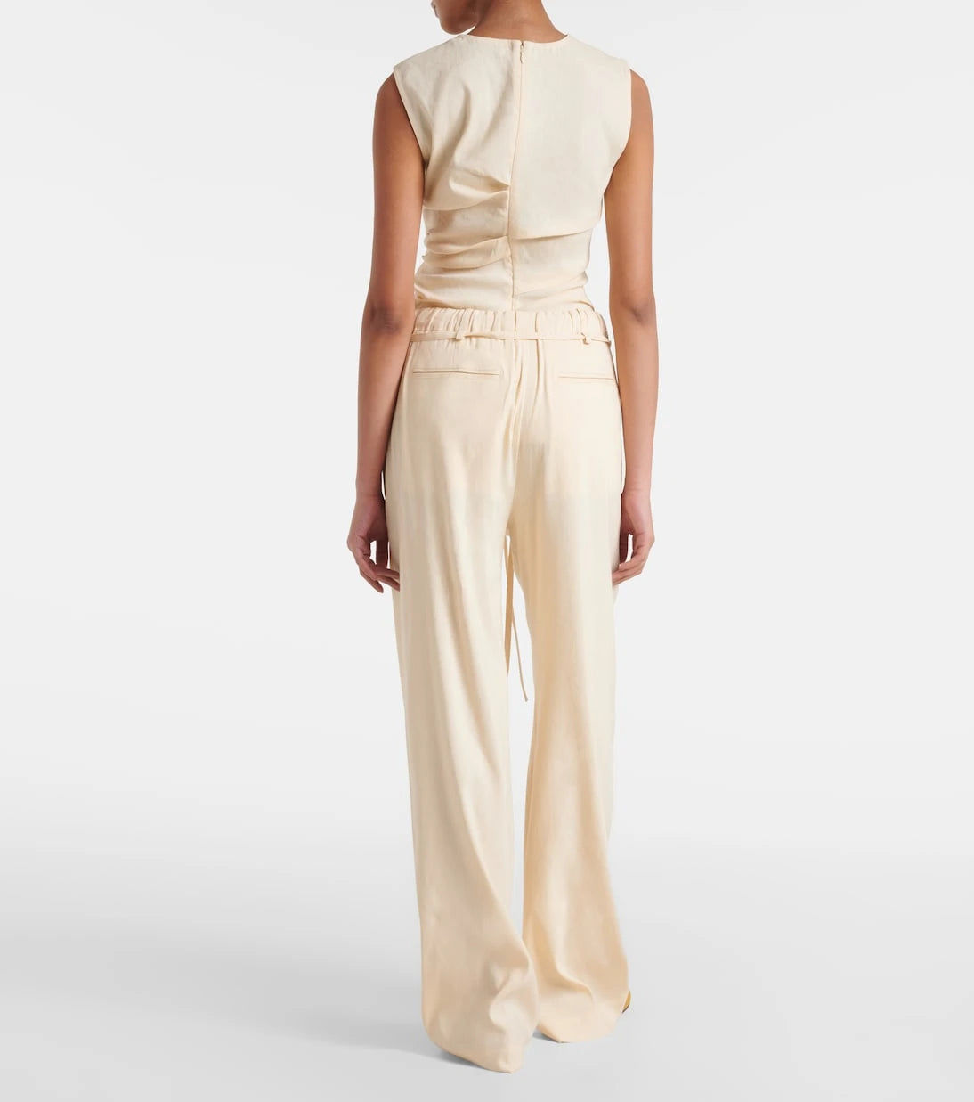 Proenza Schouler - White Label Magnus linen-blend straight pants