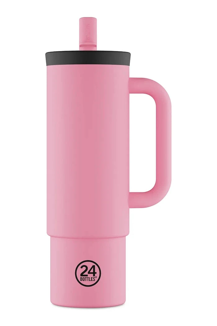 Термочаша 24bottles Straw 800ml Flamingo