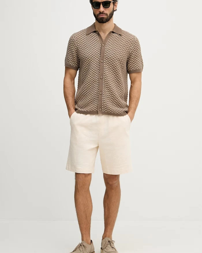 Guess Erkek Keten Detaylı Gömlek RYDEN