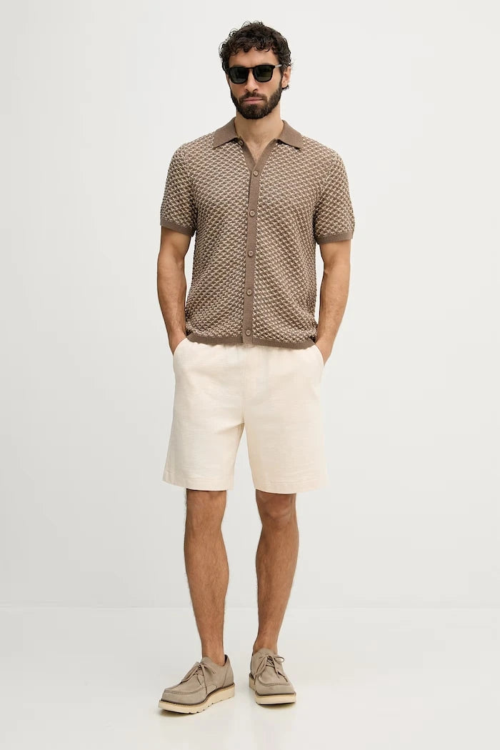 Guess Erkek Keten Detaylı Gömlek RYDEN