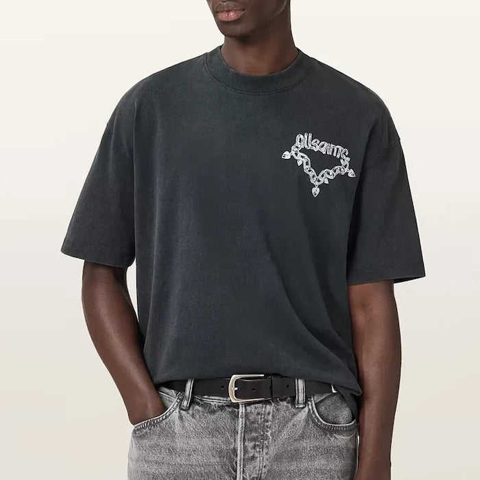 Памучна тениска AllSaints DRIP