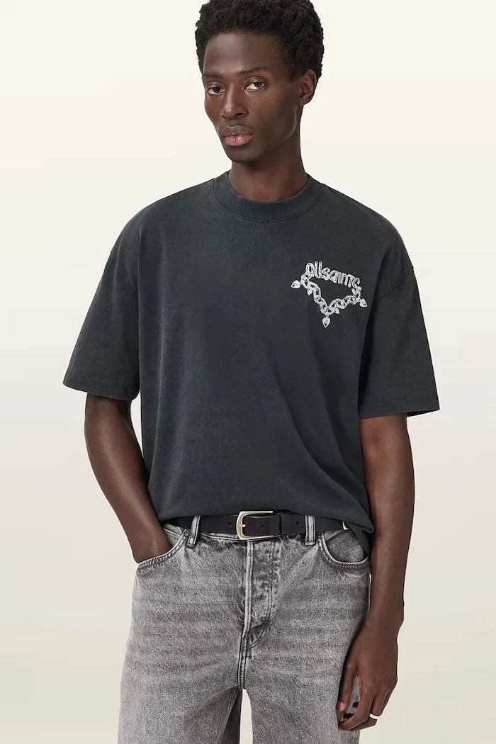 Памучна тениска AllSaints DRIP