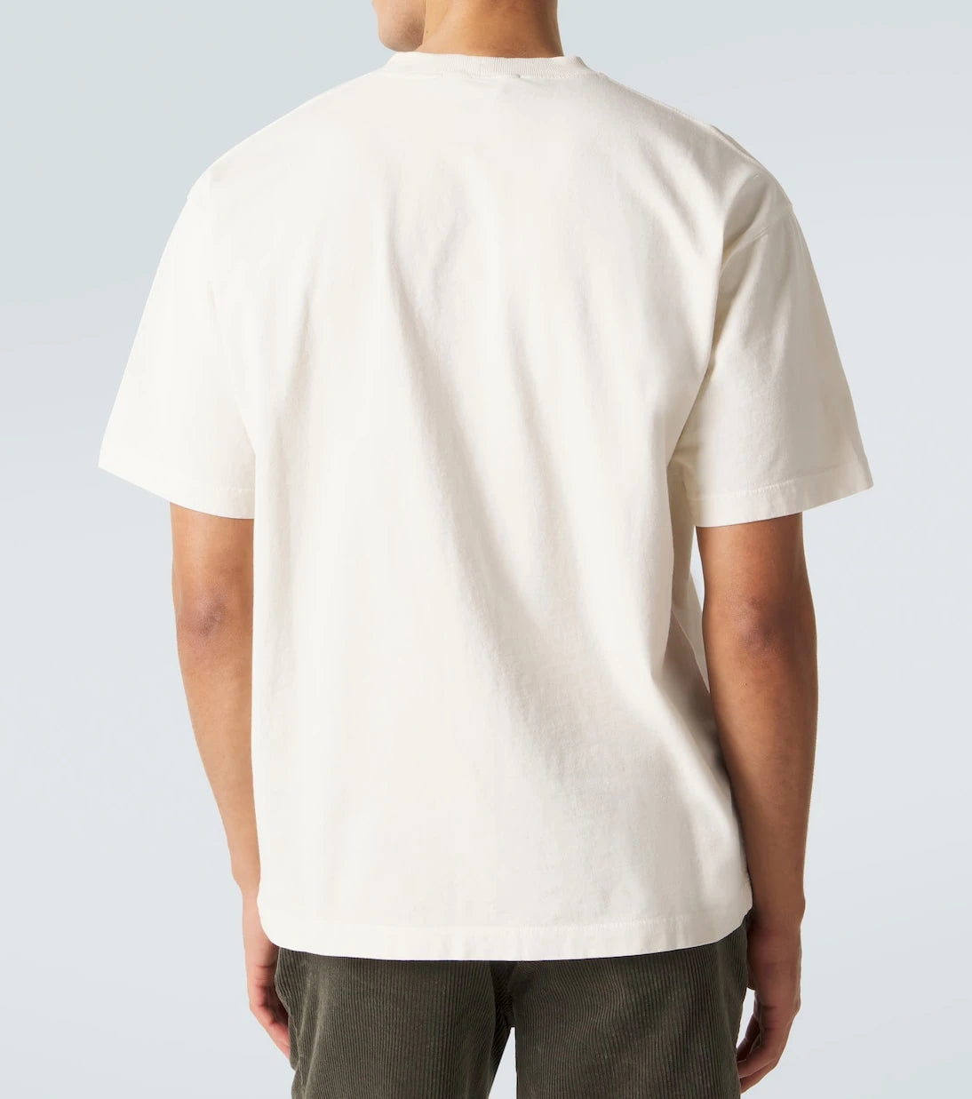 Stone Island - تي شيرت قطني بشعار البوصلة