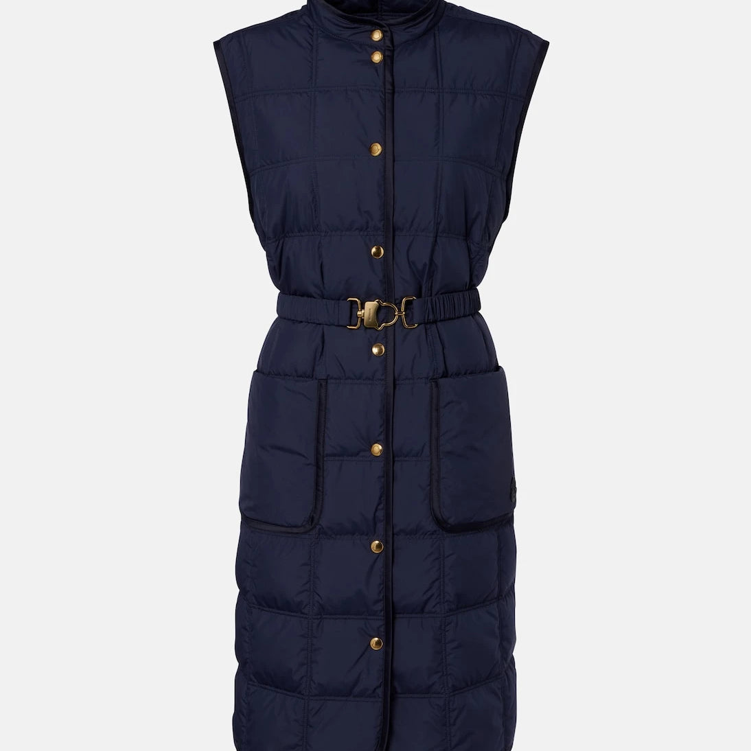 Moncler - Cygnette belted quilted down vest