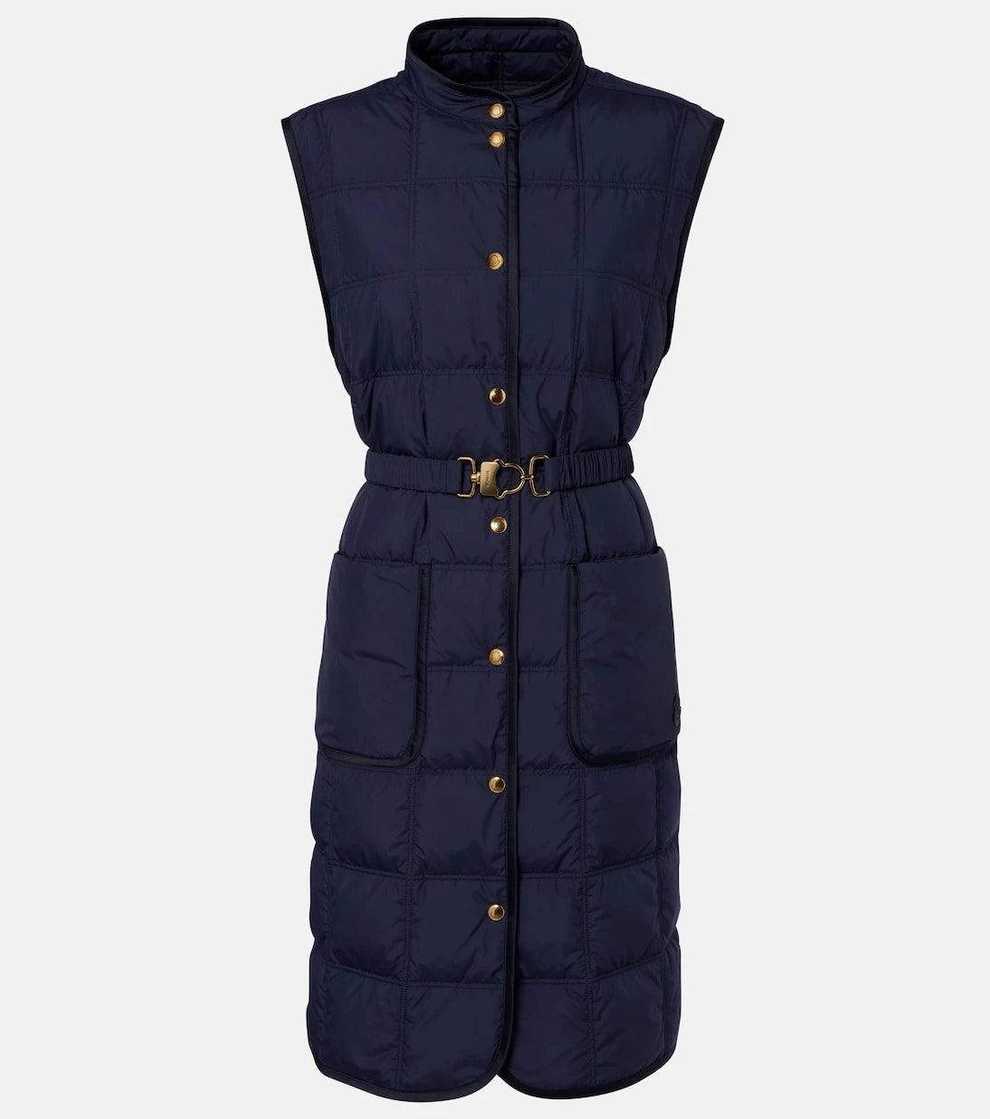 Moncler - Cygnette belted quilted down vest