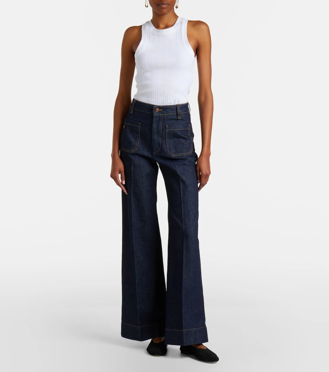 Victoria Beckham - Alina wide-leg jeans