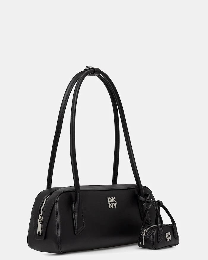 DKNY чанта тип багета дамска от имитация на кожа TIANA