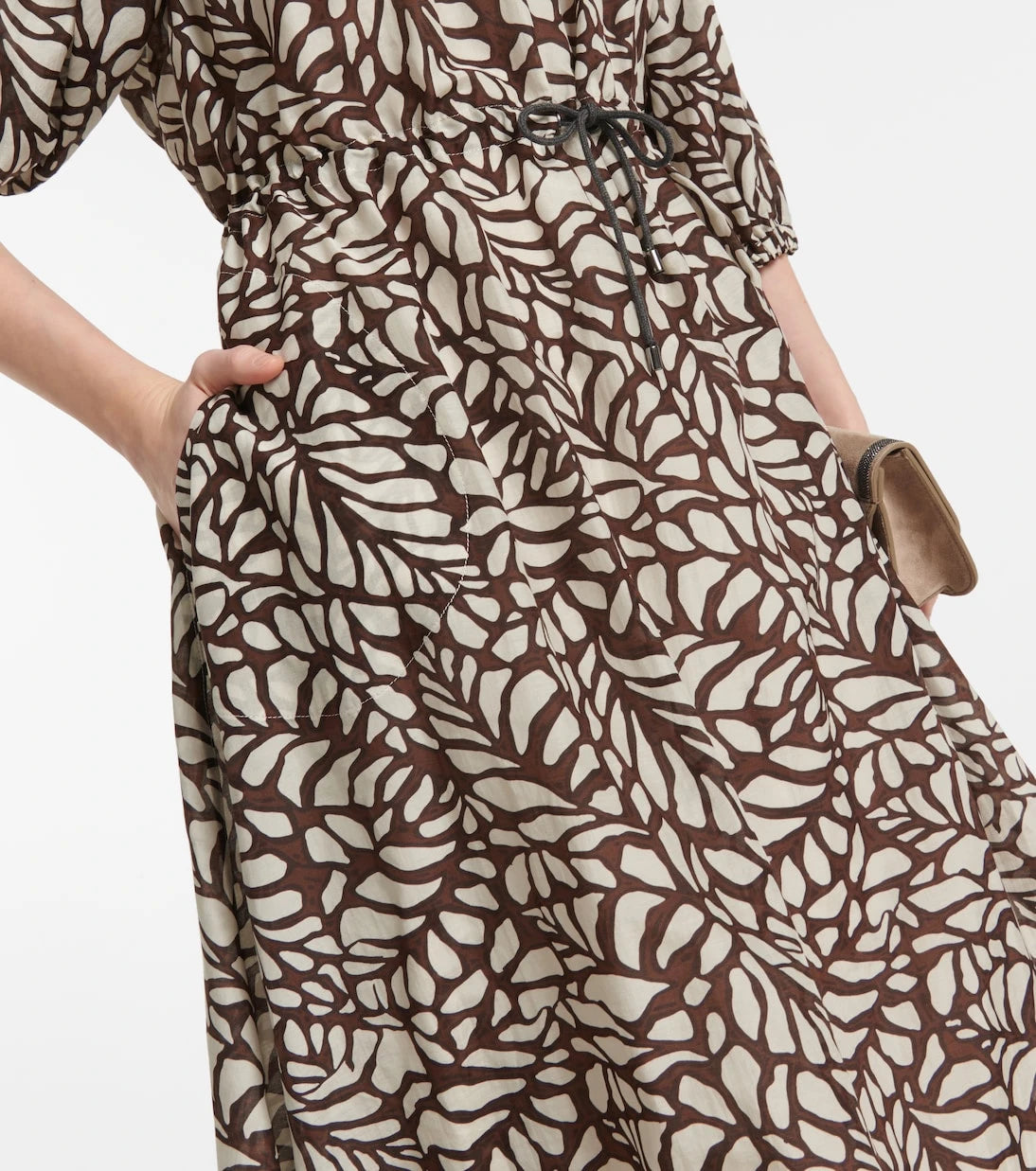 Brunello Cucinelli - Cotton-blend minidress