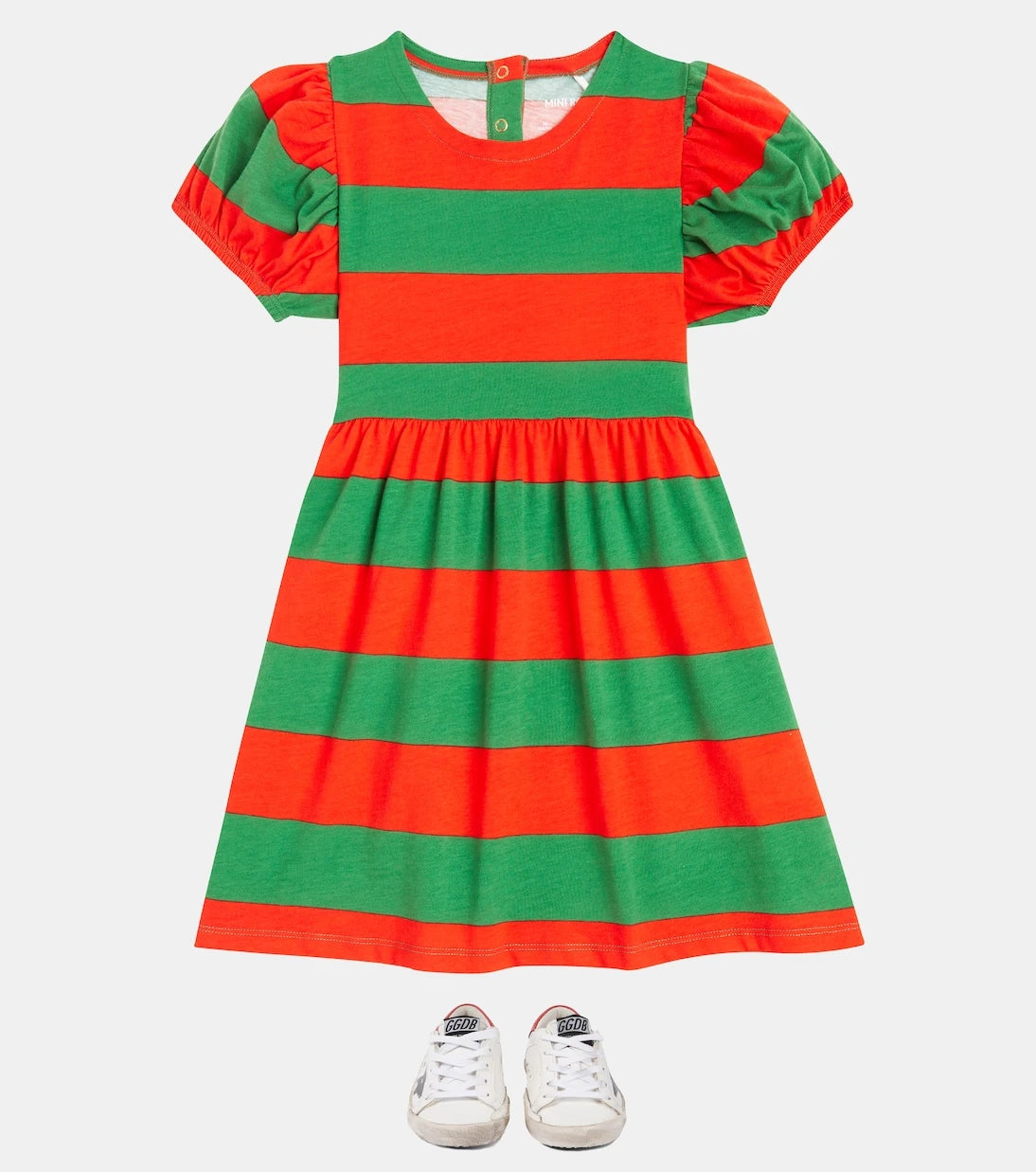 Mini Rodini - Striped cotton jersey dress