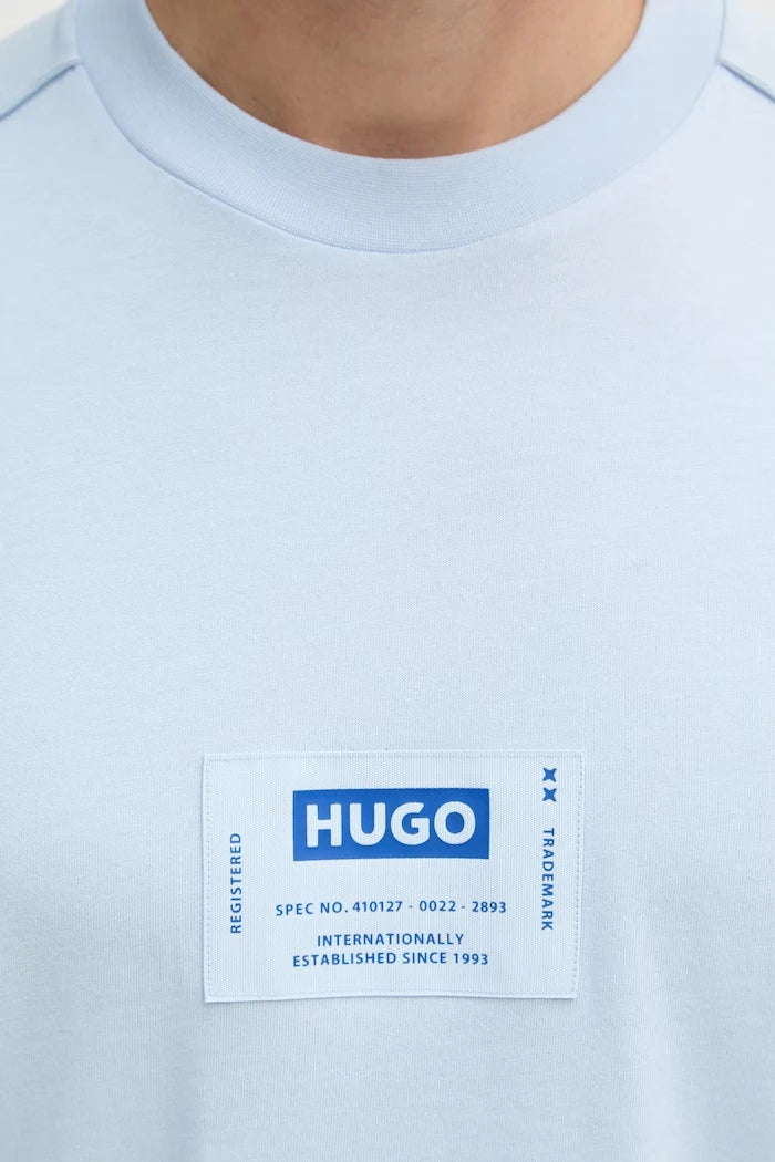 HUGO Blue тениска мъжка от памук Nurazti