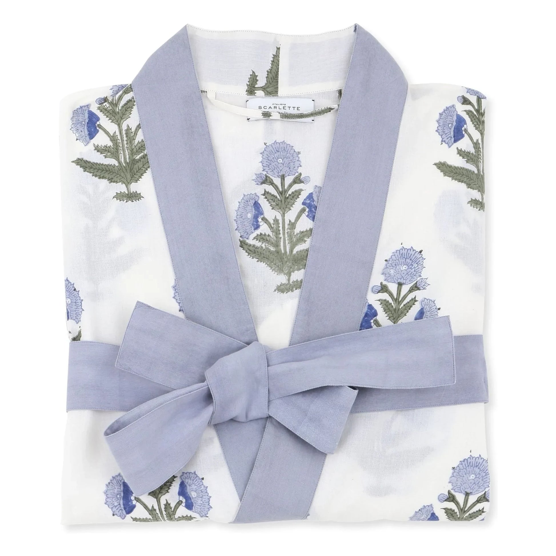 Scarlette Ateliers - Clark Poppy Print Kimono | White